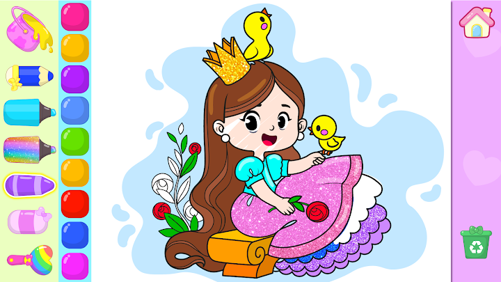 Princess Coloring Magic screenshot