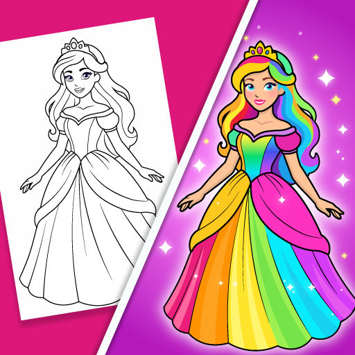 Princess Coloring Magic icon